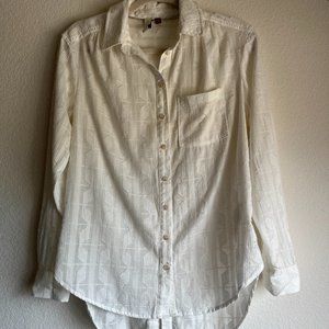 Pilcro by Anthropologie Button Down 100% cotton shirt